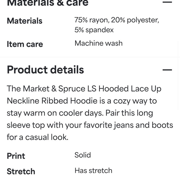 Market & Spuce Navy Blue Lace-Up Women's Top Sz M - Picture 5 of 5